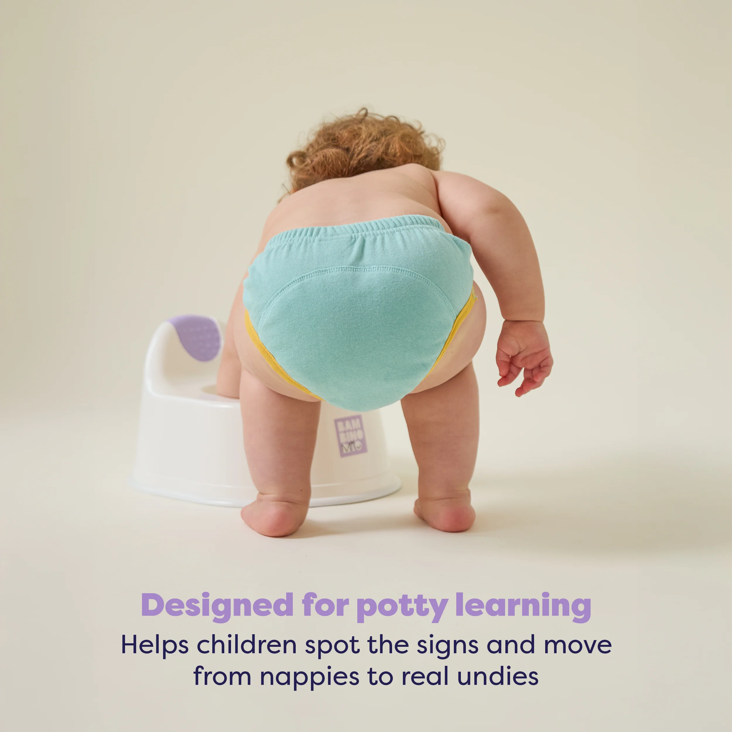 NEW: Reusable Potty Training Pants in Aqua - Elite Design - Image 3