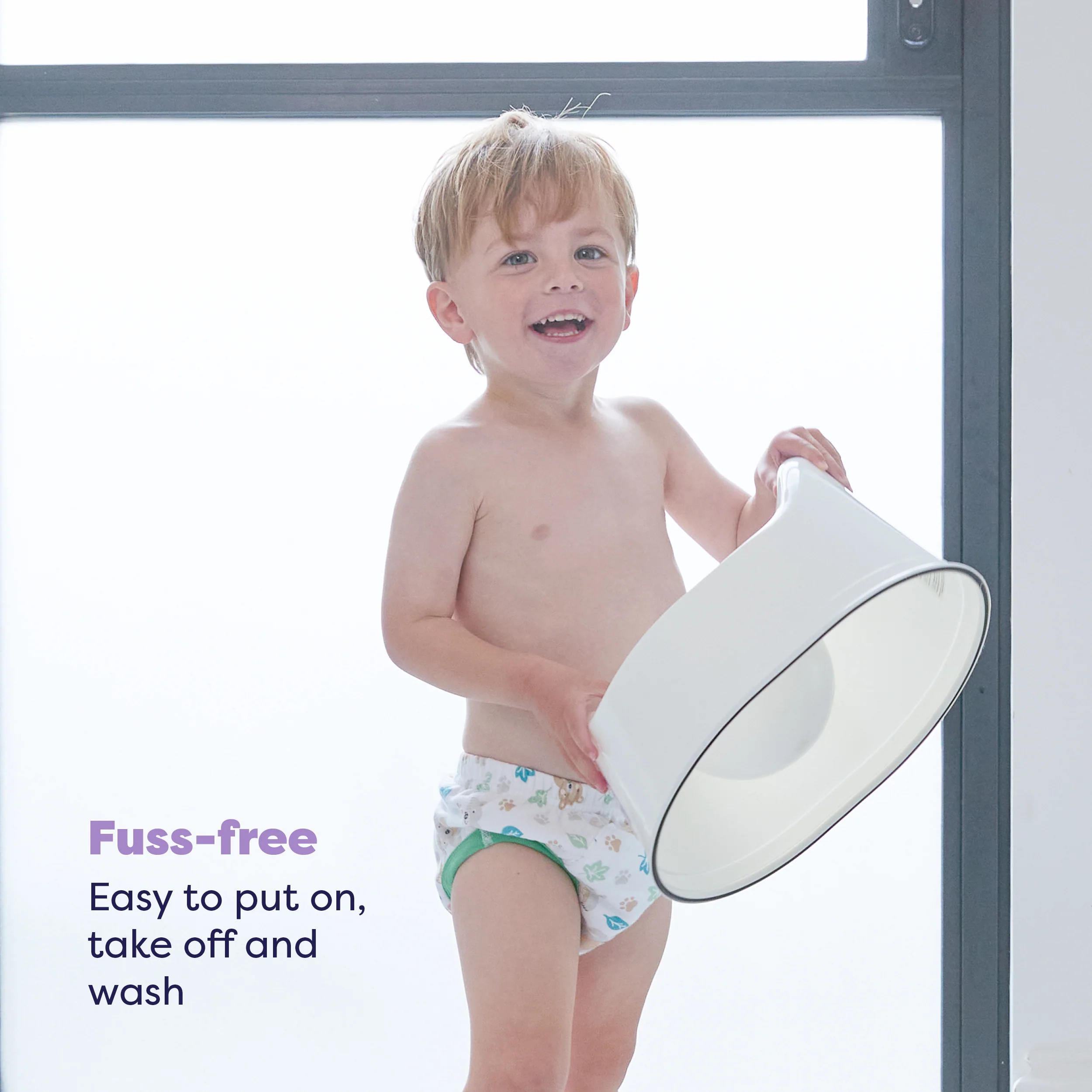 NEW: Reusable Potty Training Pants in Bear Hugs - Elite Design - Image 6