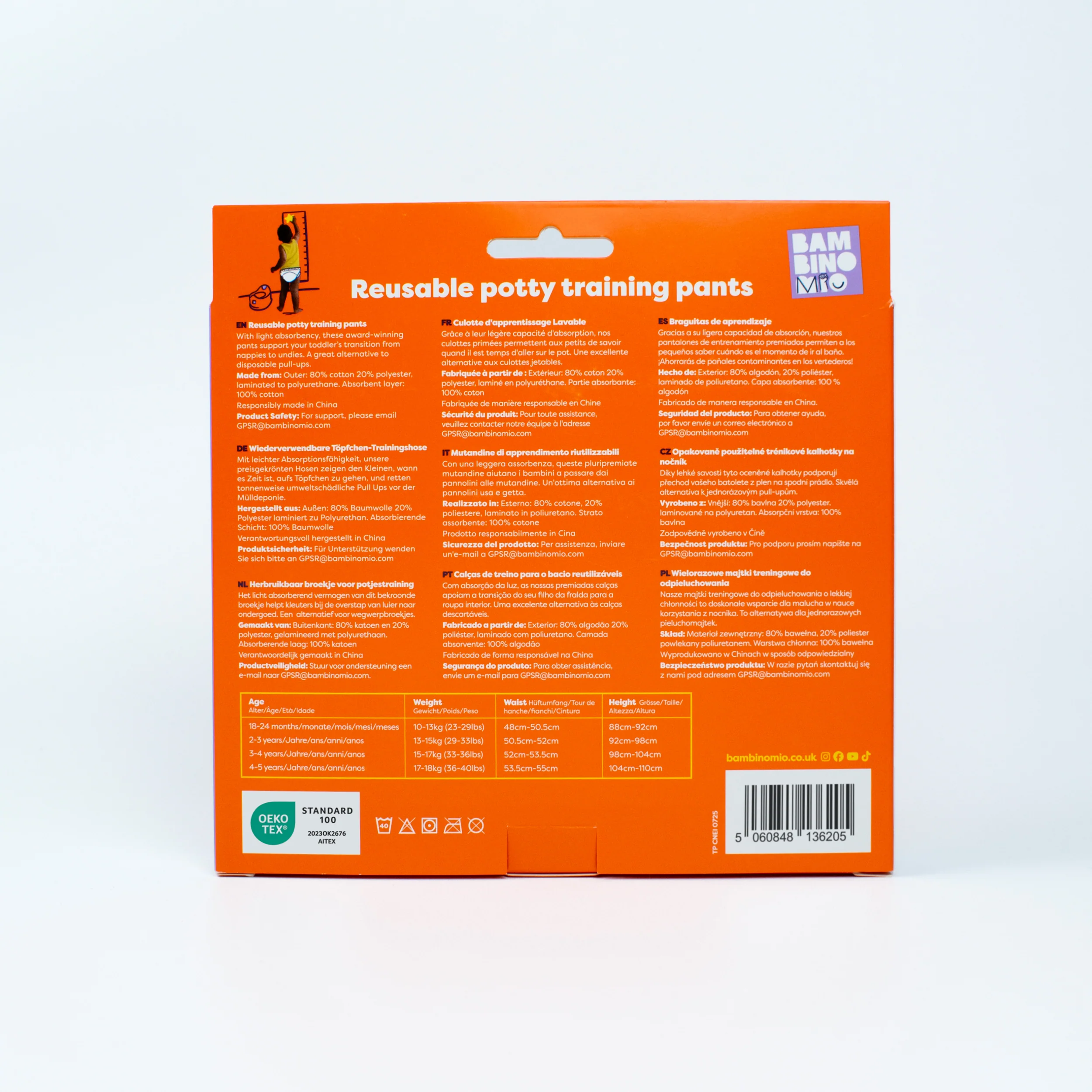 NEW: Reusable Potty Training Pants in Blue - Elite Design - Image 8