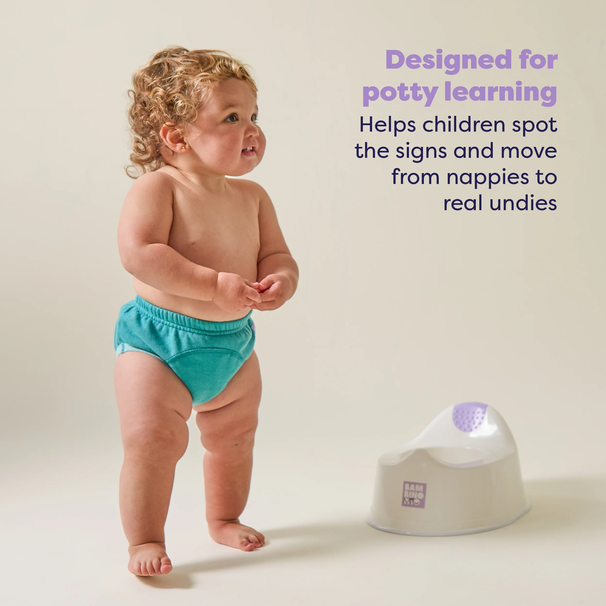 NEW: Reusable Potty Training Pants in Teal - Elite Design - Image 3