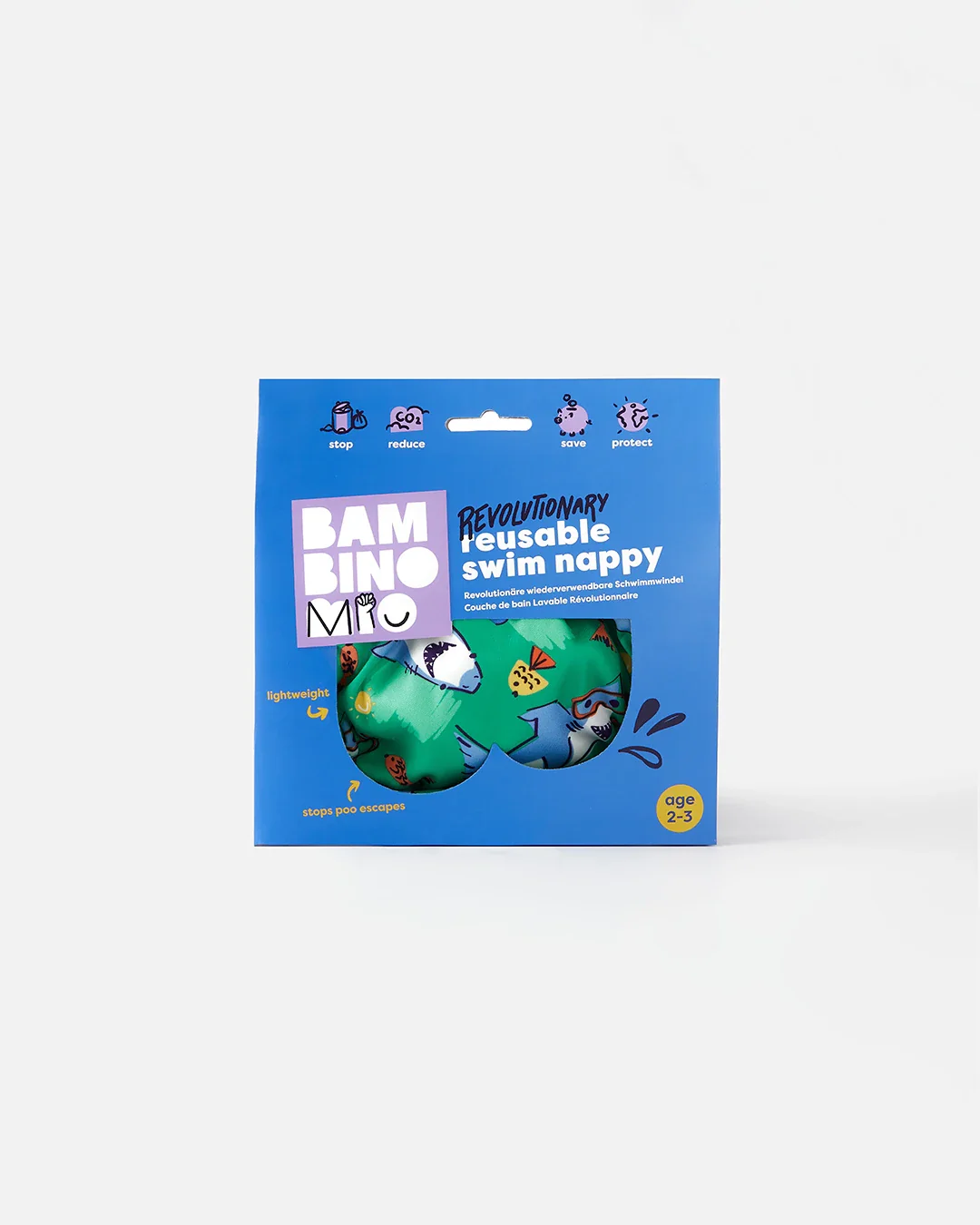 Reusable Swim Nappy in Finn - Image 8