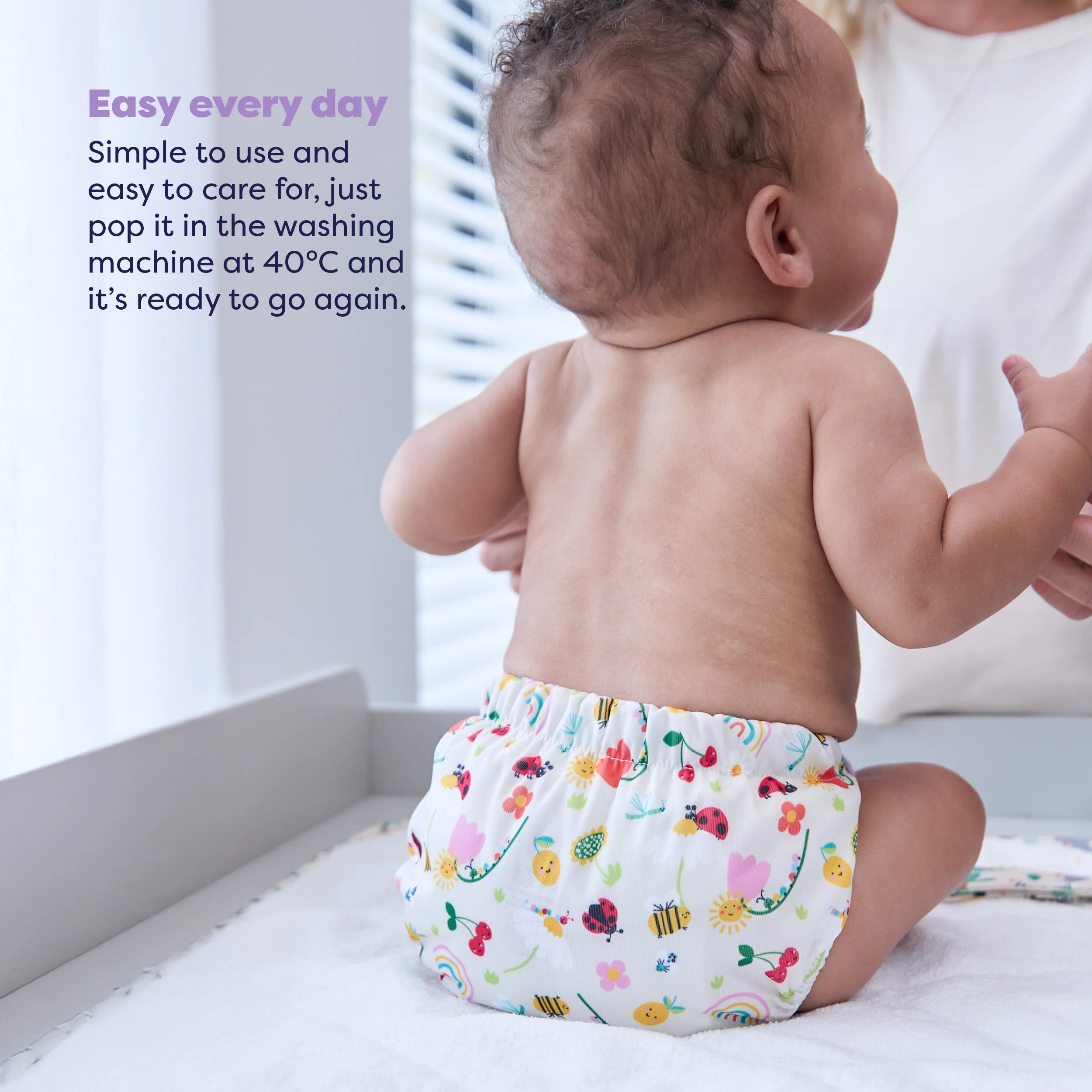 The Everything Reusable Nappy Bundle in Garden Party - Image 5