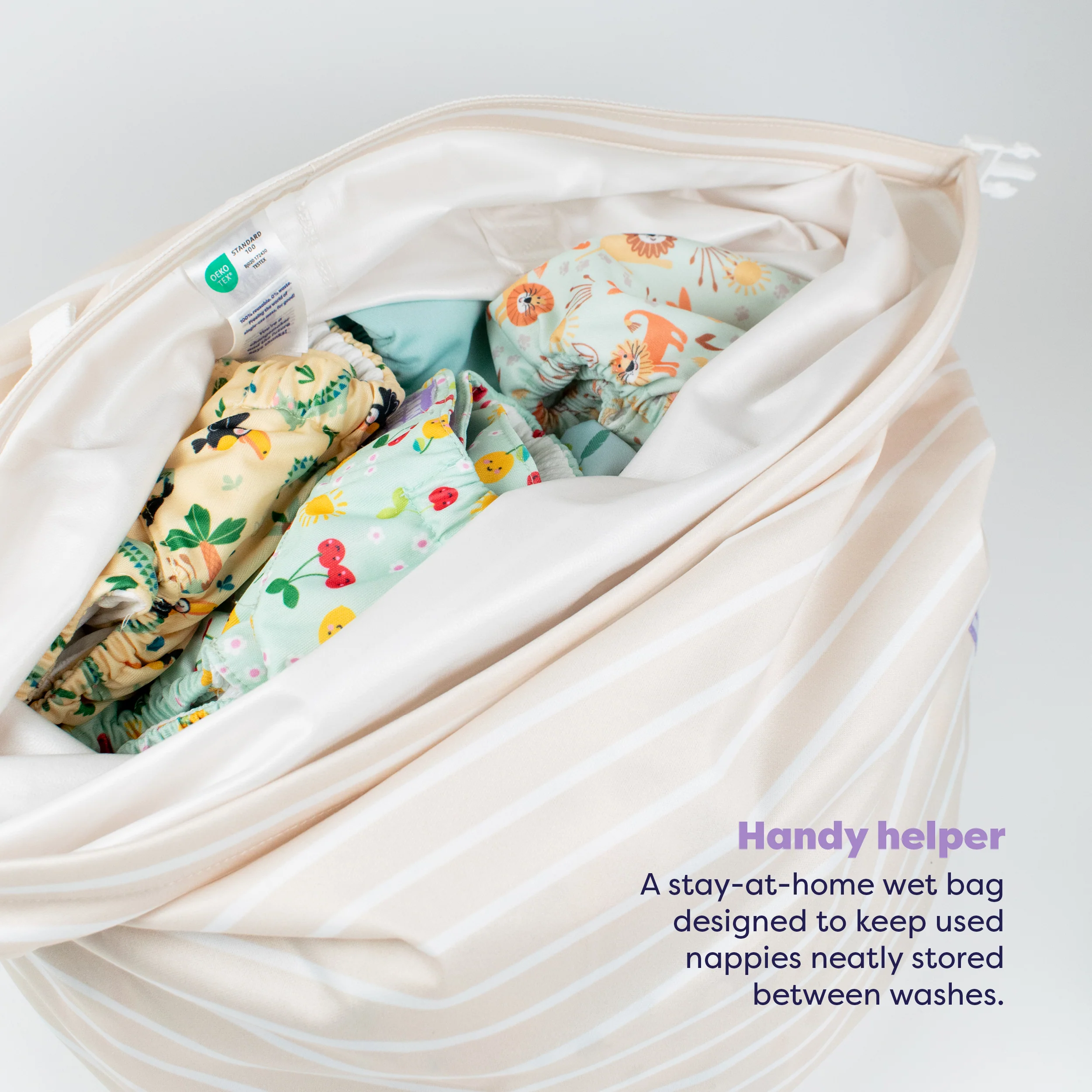 The Everything Reusable Nappy Bundle in Garden Party - Image 14