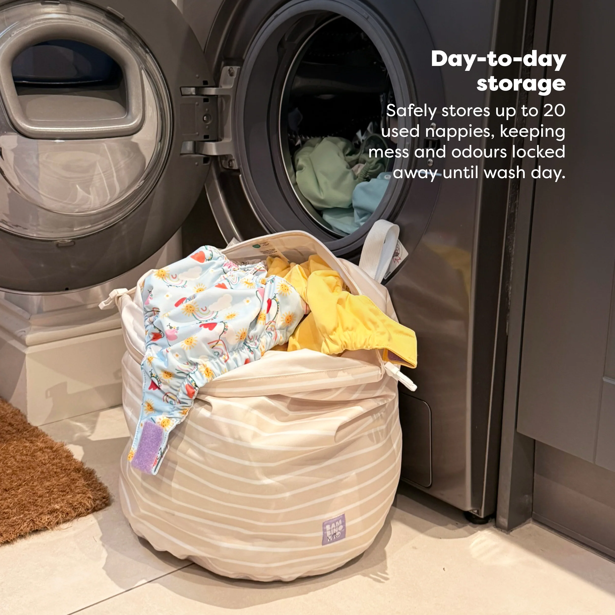 The Everything Reusable Nappy Bundle in Garden Party - Image 15