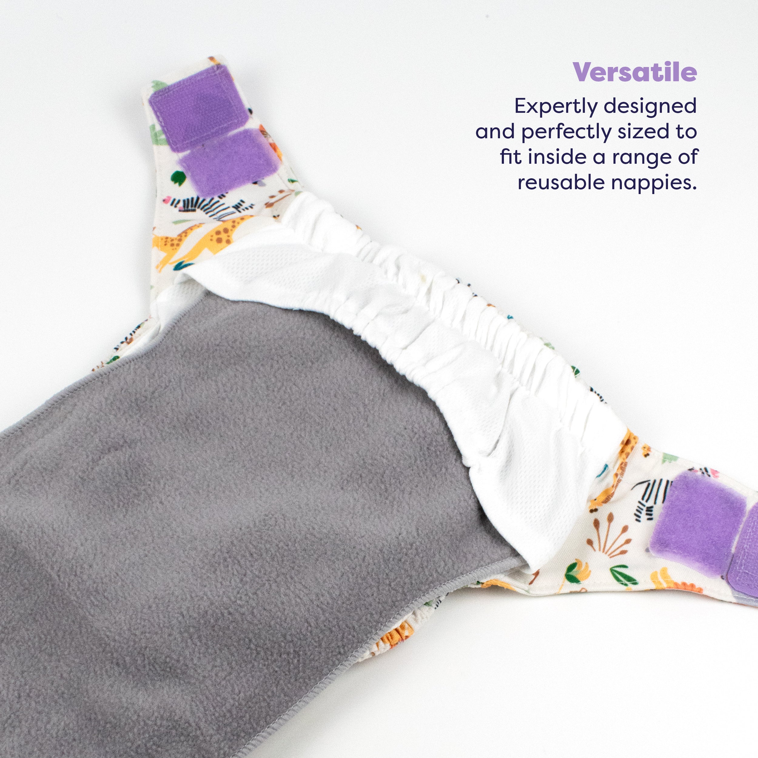 The Everything Reusable Nappy Bundle in Wild Life - Image 7