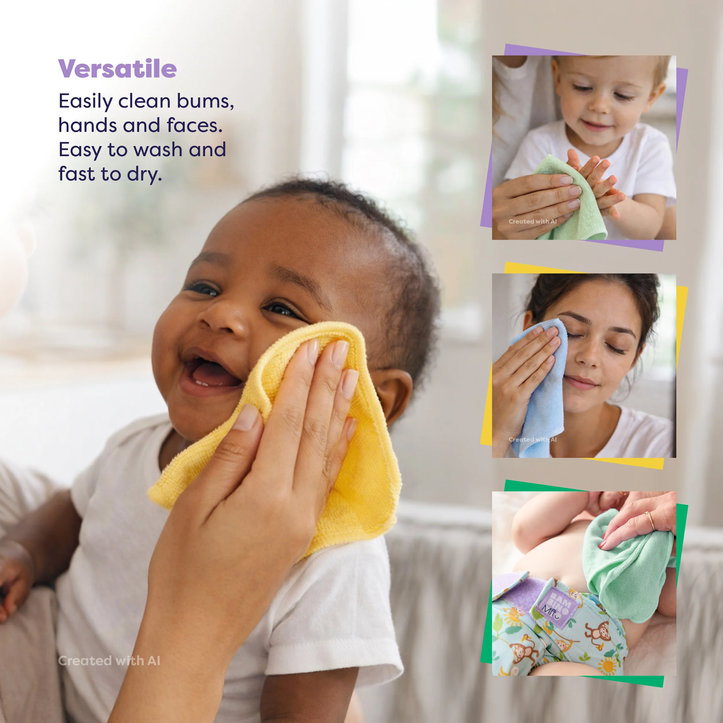 The Everything Reusable Nappy Bundle in Wild Life - Image 10