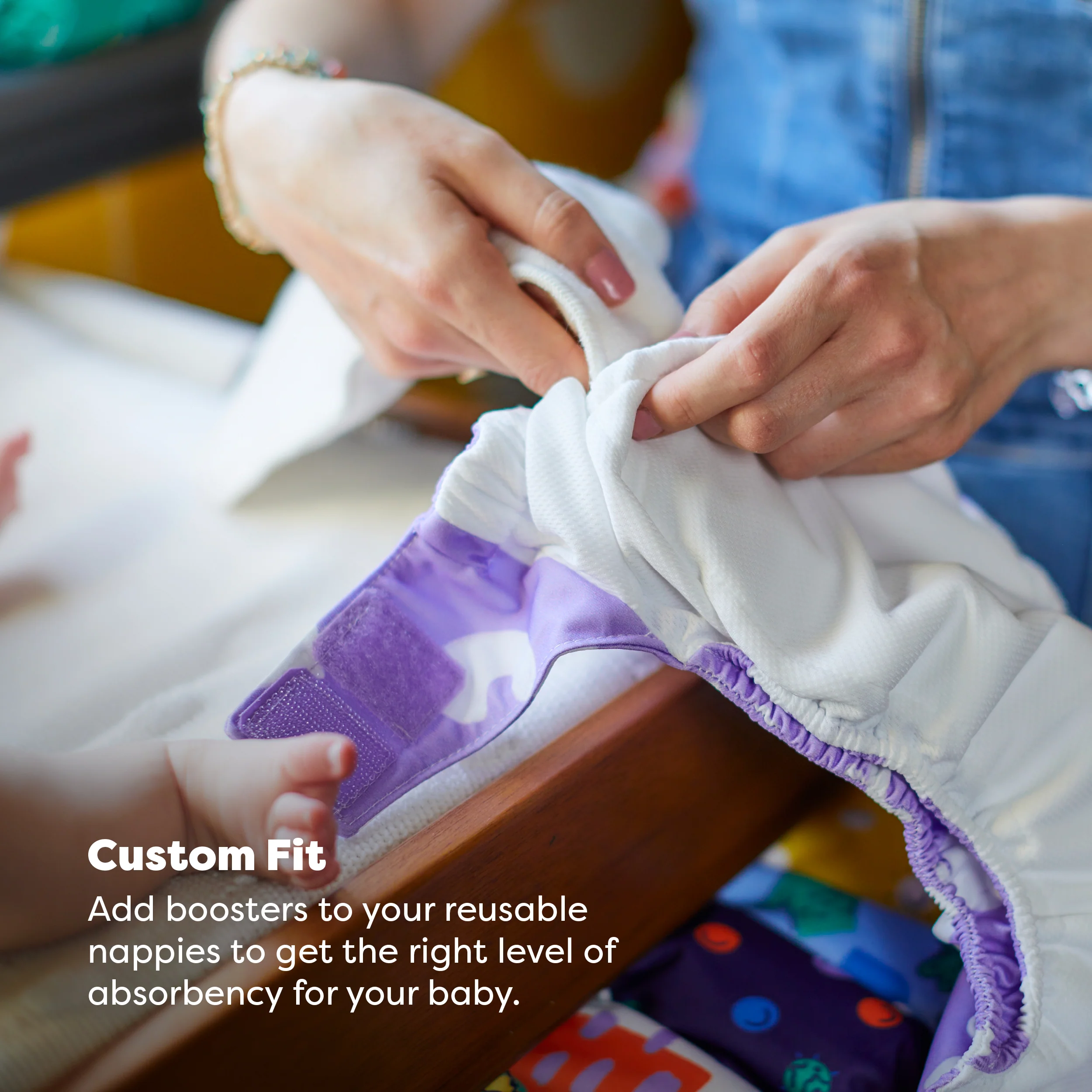 The Nighttime Reusable Nappy Bundle in Wild Life - Image 14